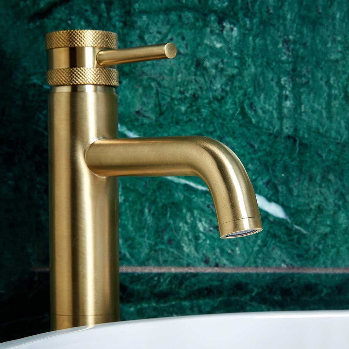 Legacy Core Tall Mono Basin Mixer Brushed Brass