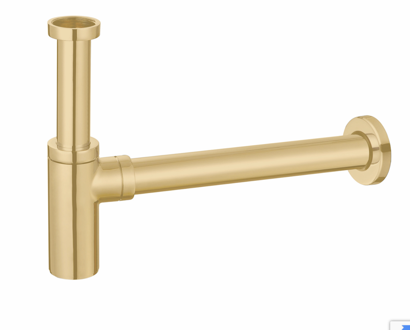 Brushed Brass Minimalist Bottle Trap