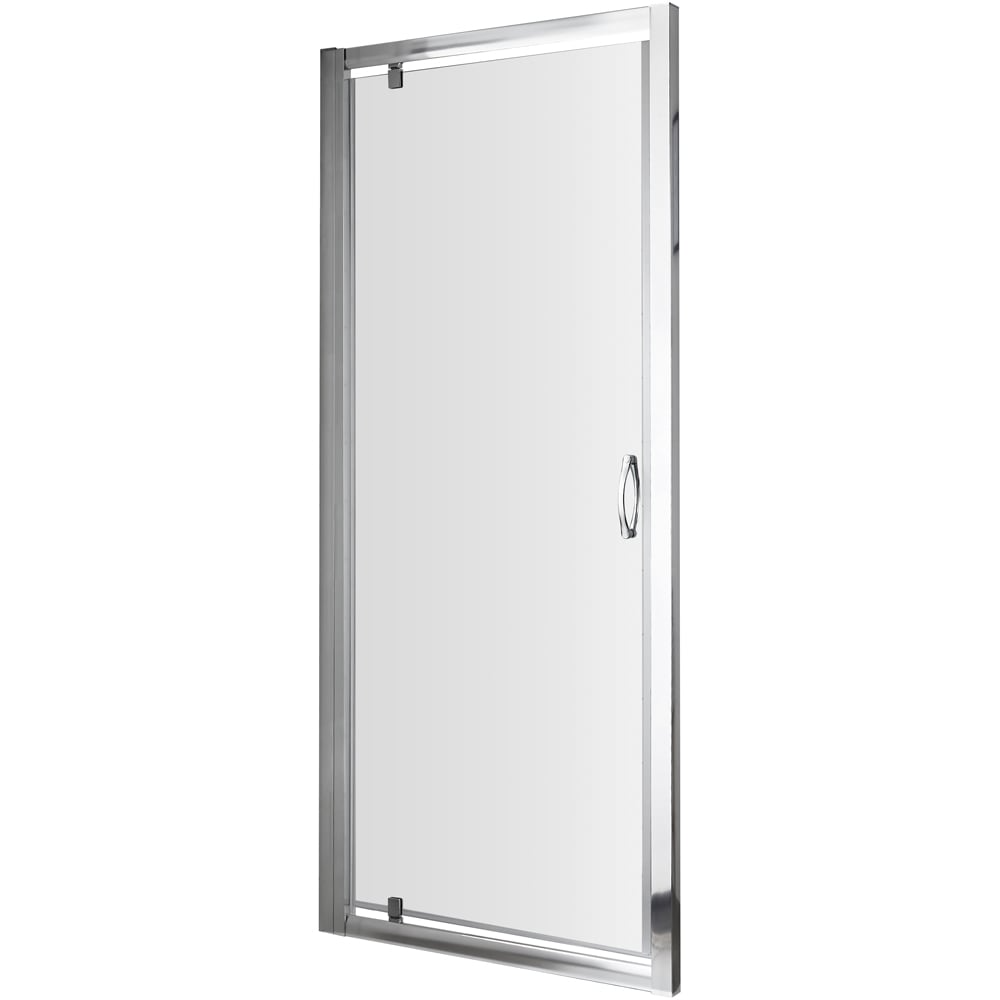 nuie Chrome Pivot Shower Door 90cm