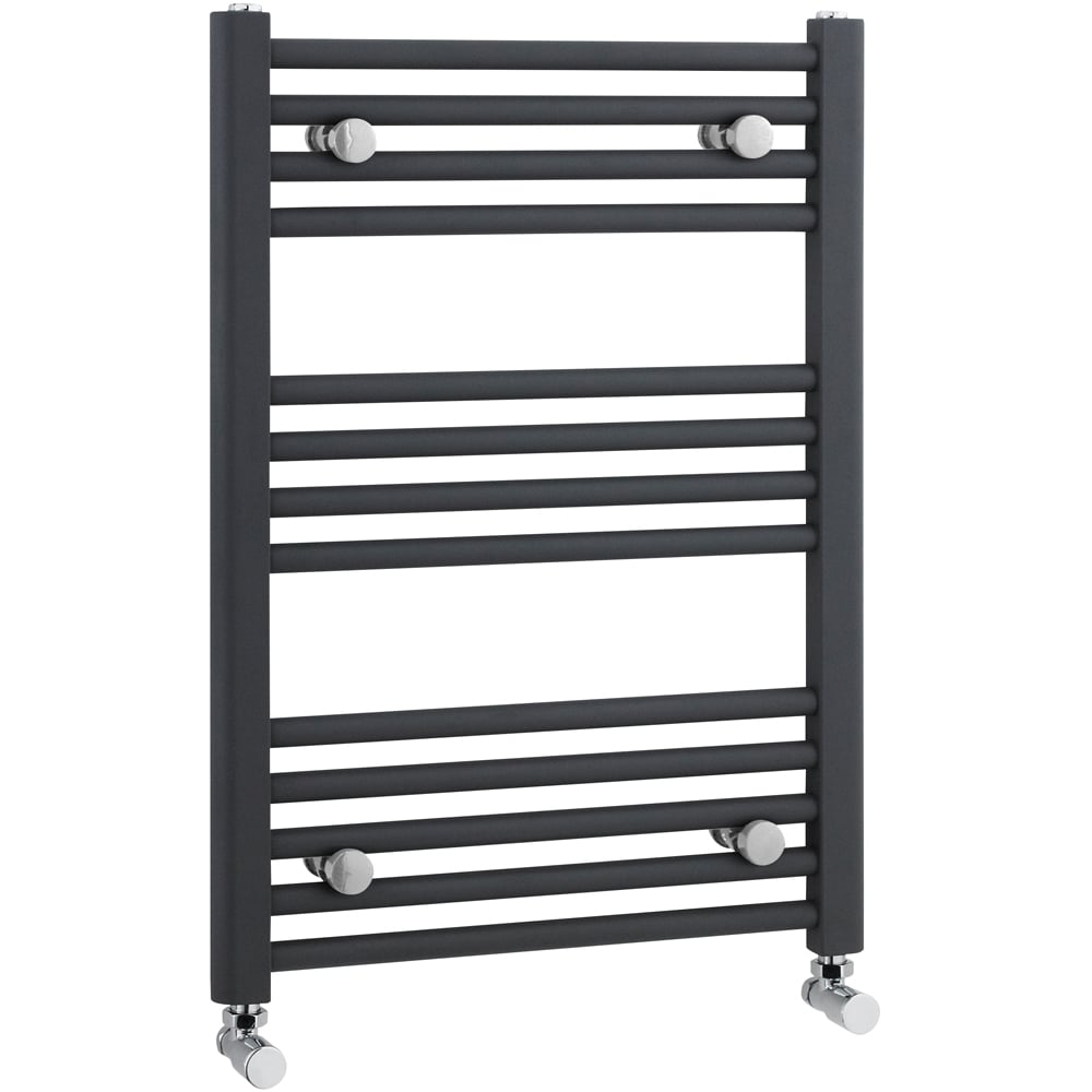 nuie Anthracite Straight Ladder Rail 700 x 500mm