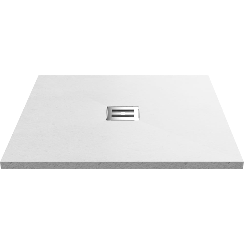 nuie Slate White Square Shower Tray 900 x 900mm