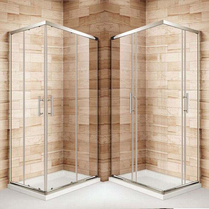 NILE 1200 x 700 mm Framed Corner Entry Shower Enclosure