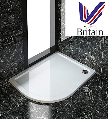NILE 1200X800mm Reversible Offset Shower Enclosure 8mm Easy Clean Nano Glass Shower Cubicle