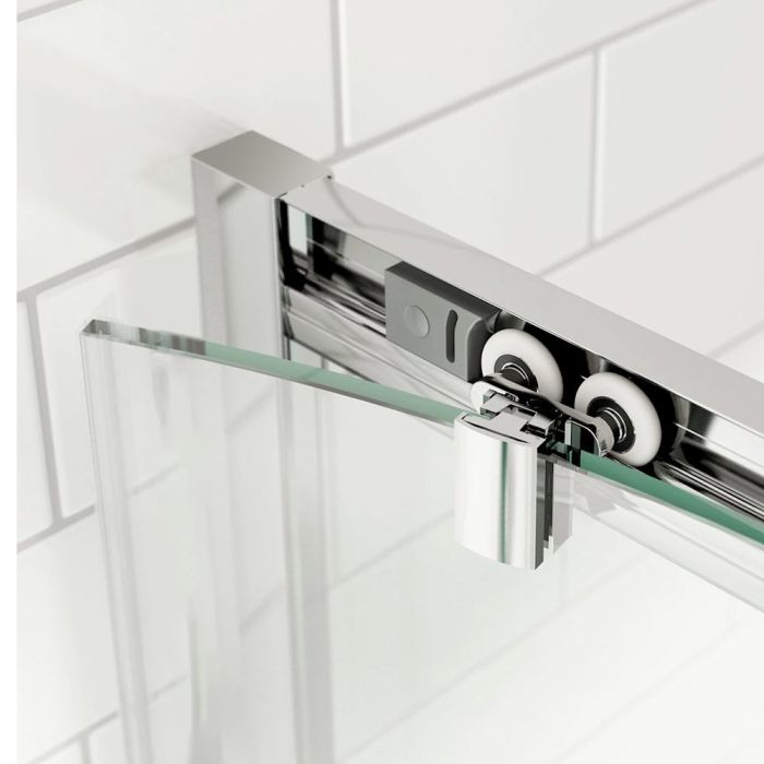 NILE 1200X800mm Reversible Offset Shower Enclosure Corner Cubicle 6mm Easy Clean Shower Enclosure
