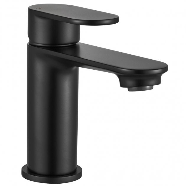 Nezrol Round Noir Mono Basin Mixer - Matt Black