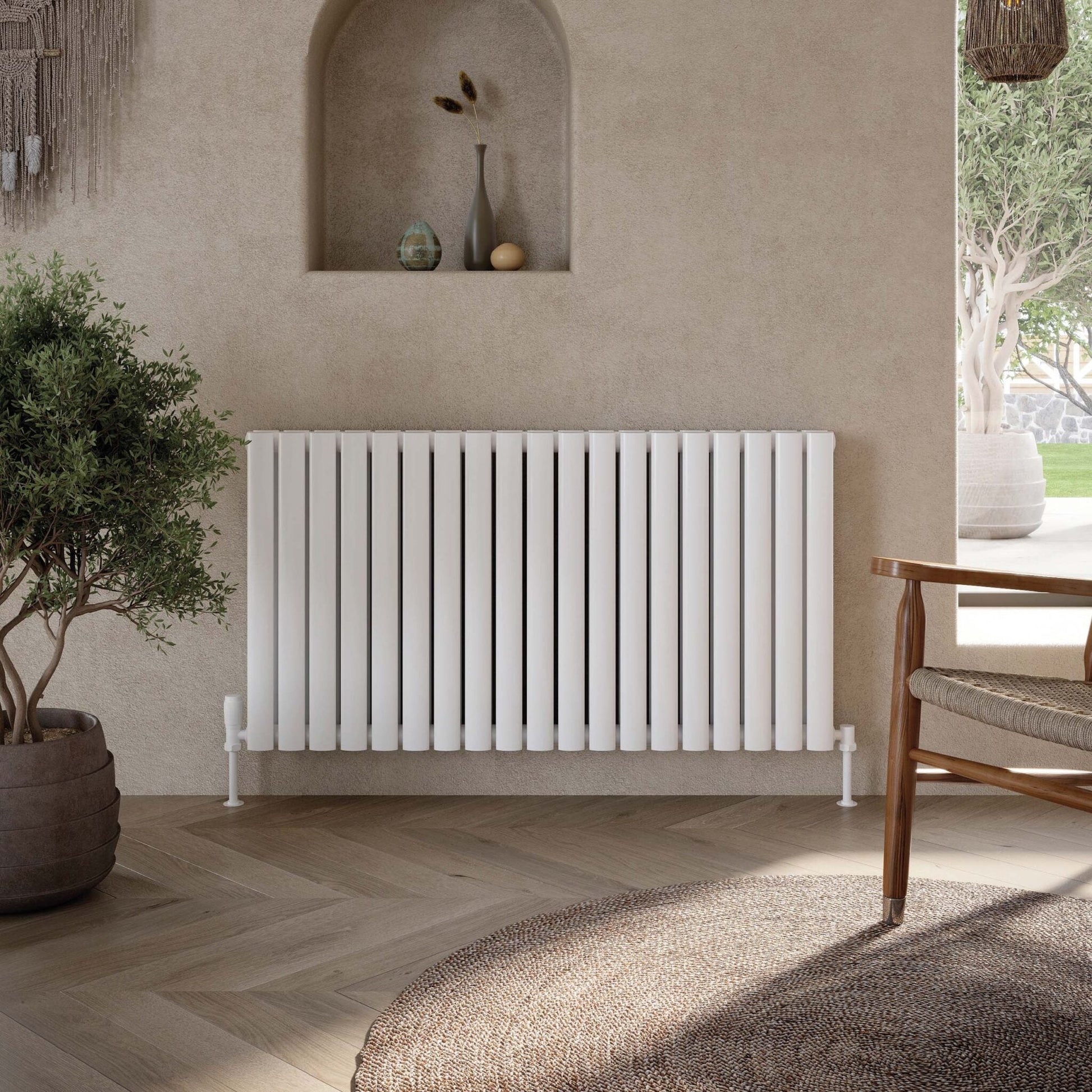 Apex Anthracite Double Designer Radiator – 600mm x 767mm