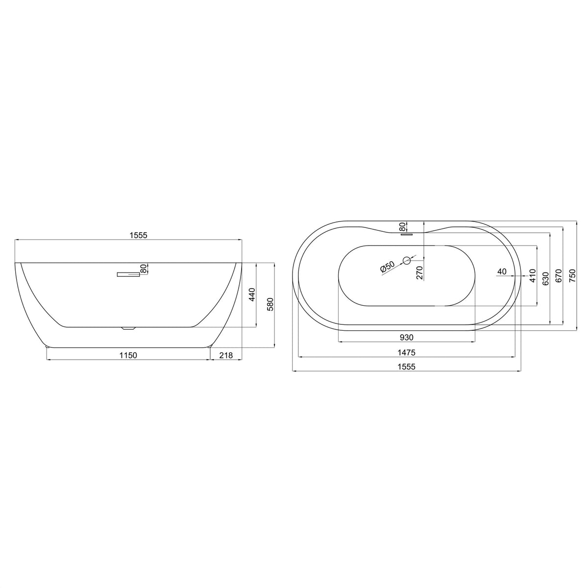 Legacy Onyx Bath 1555