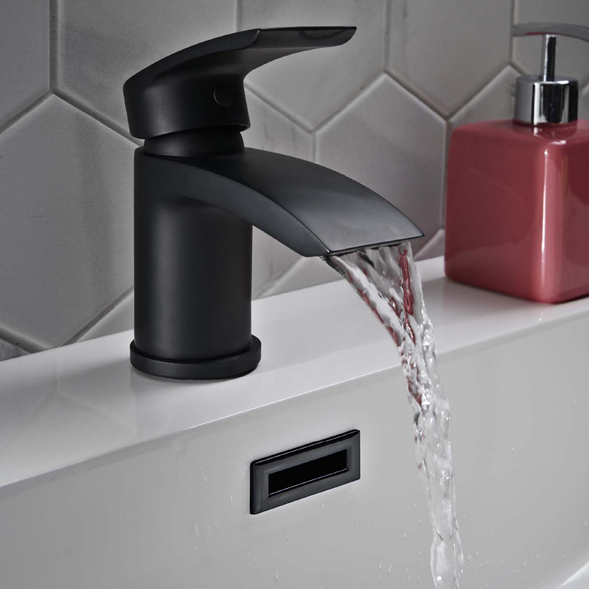 LEGACY Black Mini Mono Basin Mixer