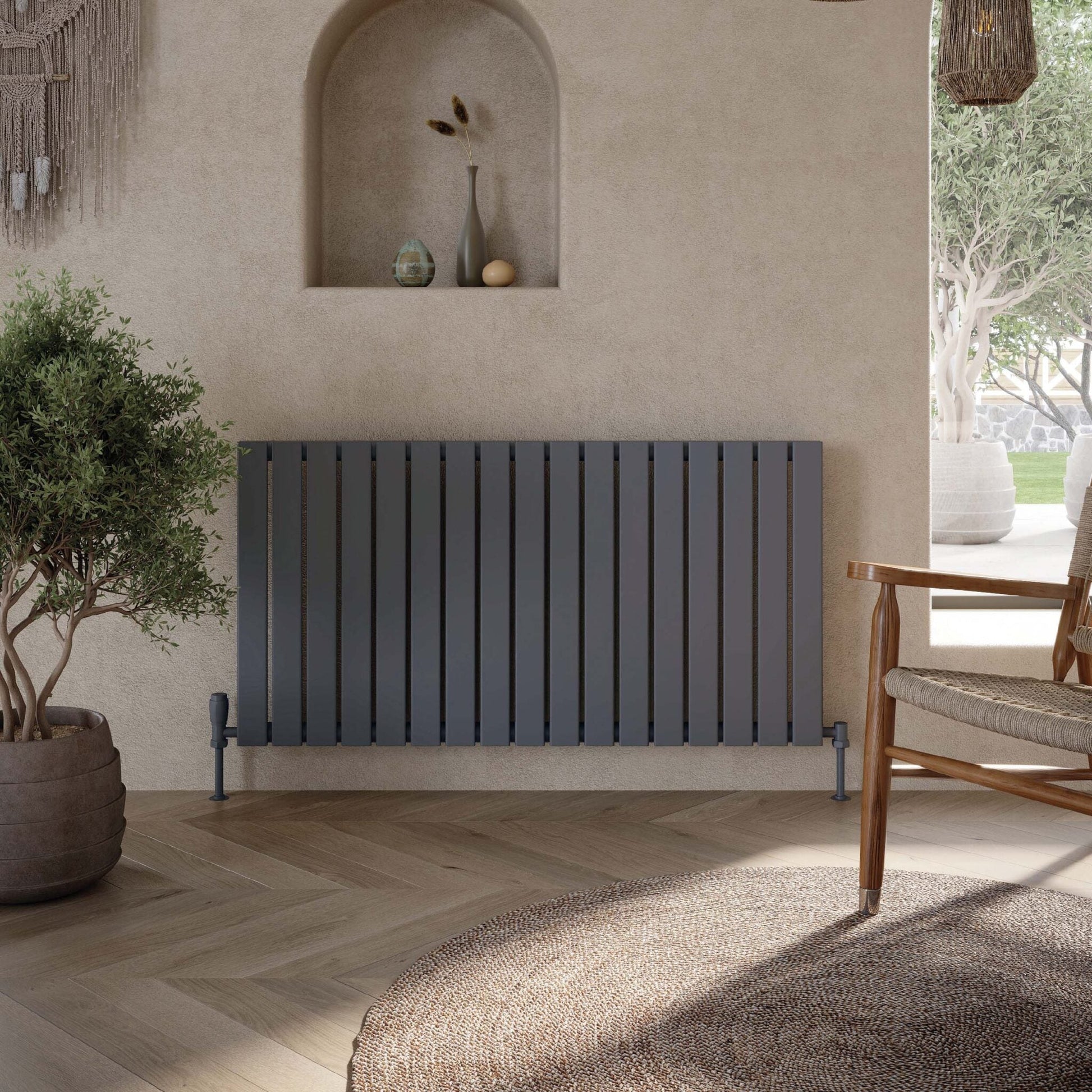 Bravo Anthracite Designer Radiator – 600mm x 1158mm