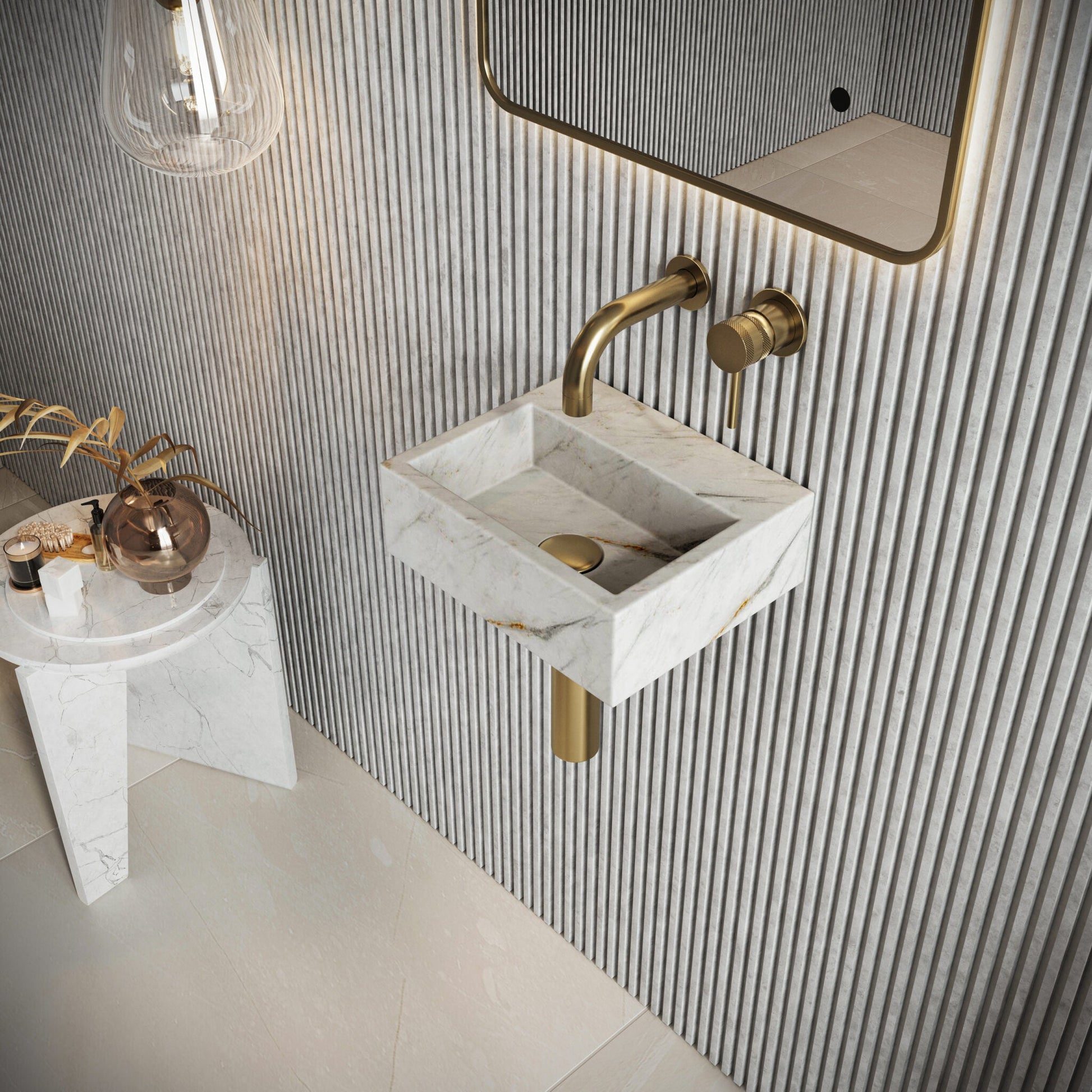 LEGACY Core Cloakroom Spout Brushed Brass