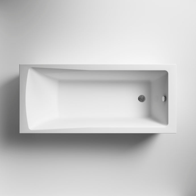 Tranquil Square Single Ended Bath 1400mm x 700mm