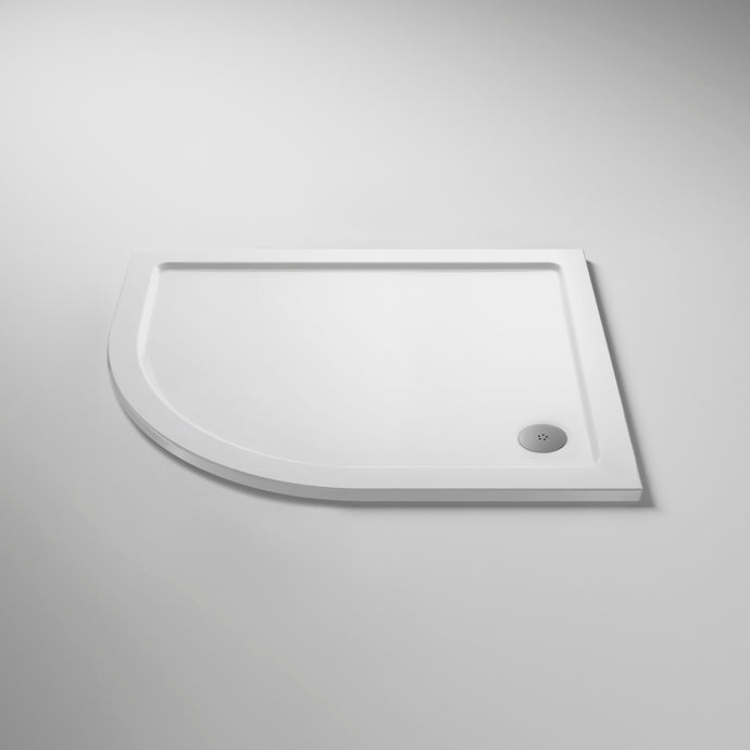 AquaSlate Offset Quad Shower Tray LH 1000mm x 800mm