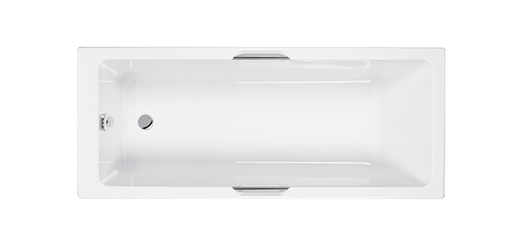 Carron Quantum Integra Twin Grip 1500mm x 700mm Single Ended Bath