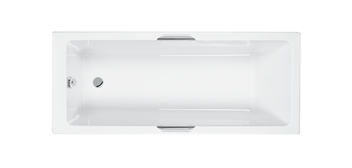 Carron Quantum Integra Twin Grip 1500mm x 700mm Single Ended Bath