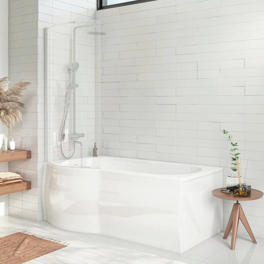 Legacy P Shape Bath Screen