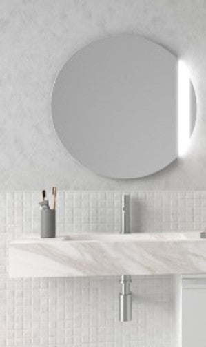 Melilla Worktop with Integrated Sink White Marble 600mm