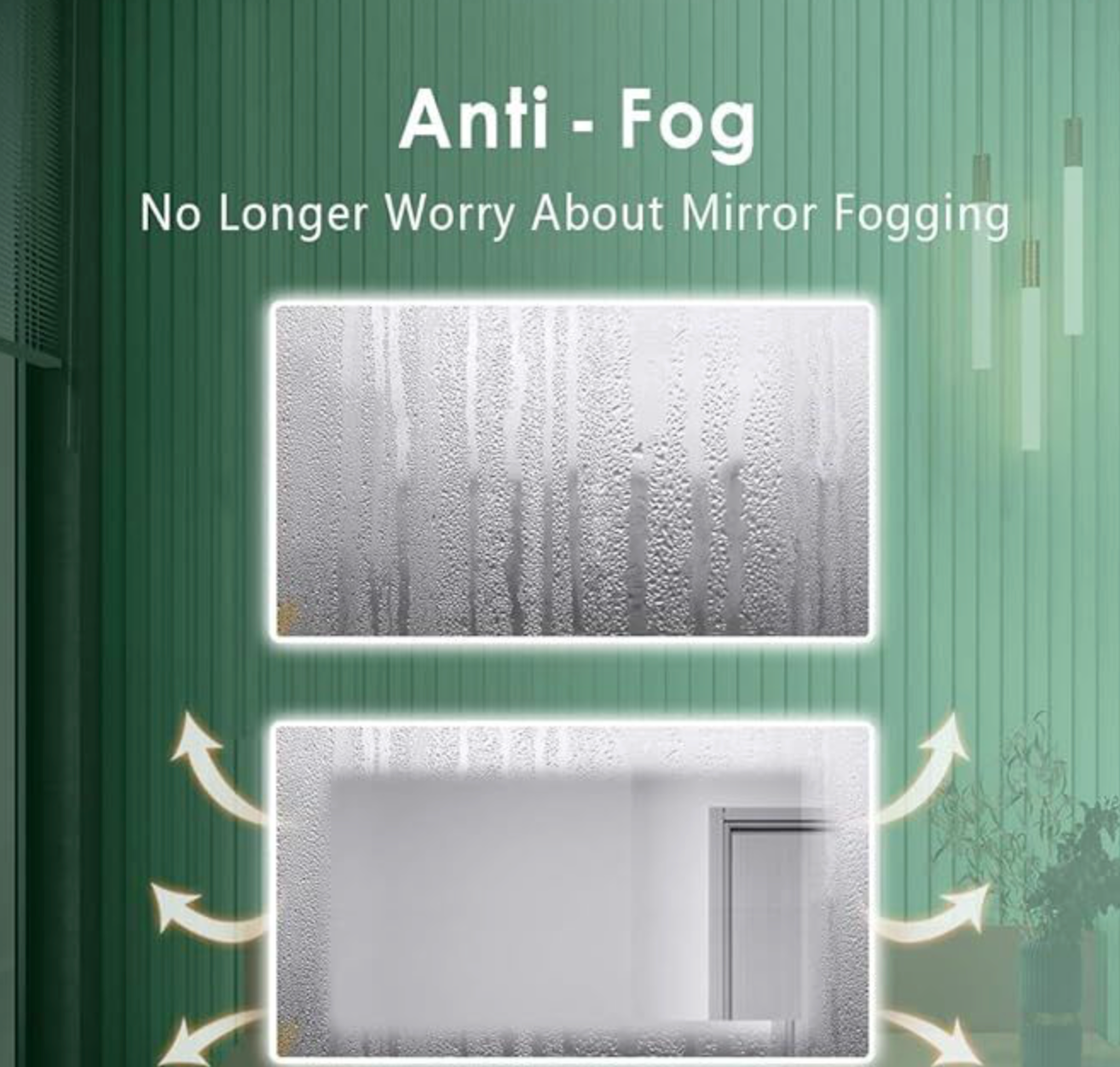 NILE  1000mm X 600mm Wall Hung Bathroom Illuminated LED Mirror | Shaver Socket | Demister