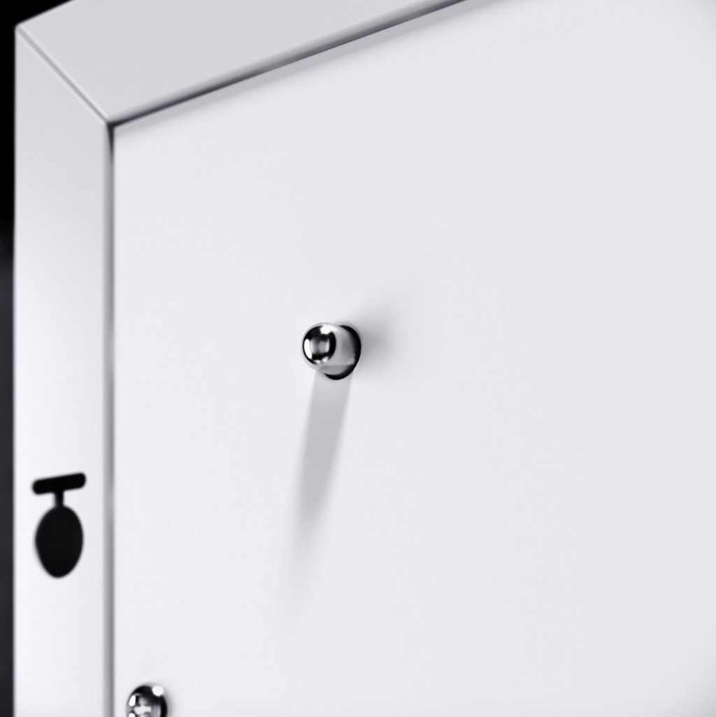 NILE 1000mm x 600mm Anti-foggy Back-lit LED Illuminated Bathroom Mirror with Shaver Socket & 3x Magnifying Feature