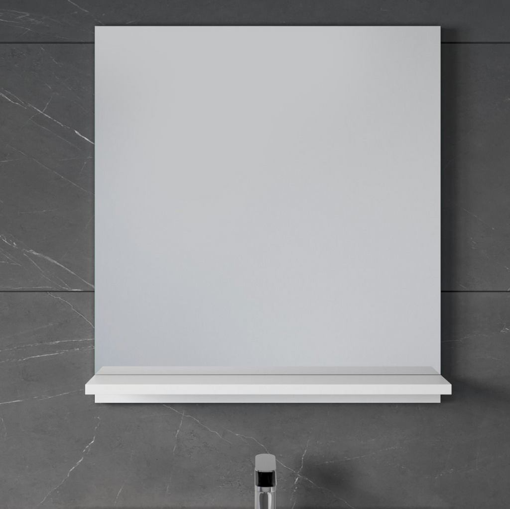 NILE 600X550mm Bathroom Mirror with Shelf