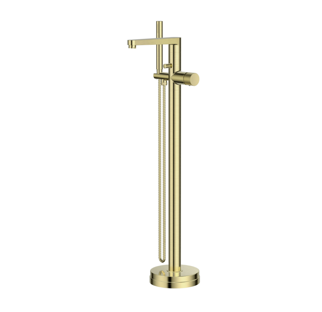 KOKO Brushed Brass Freestanding Mixer