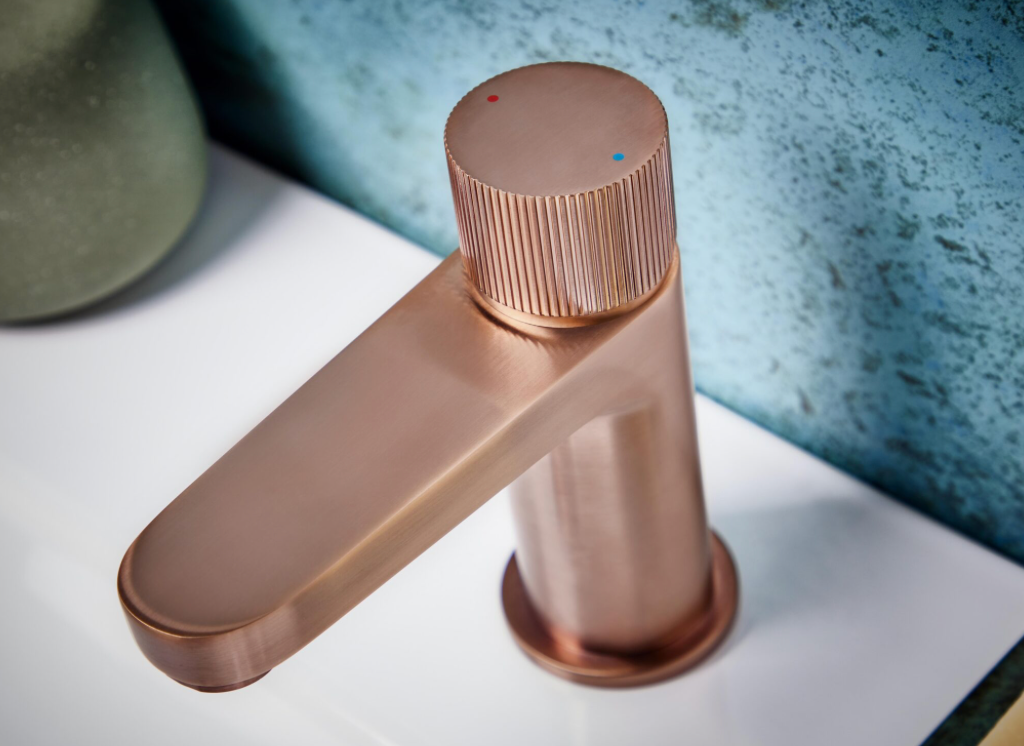 KOKO Brushed Bronze Mini Basin Mixer