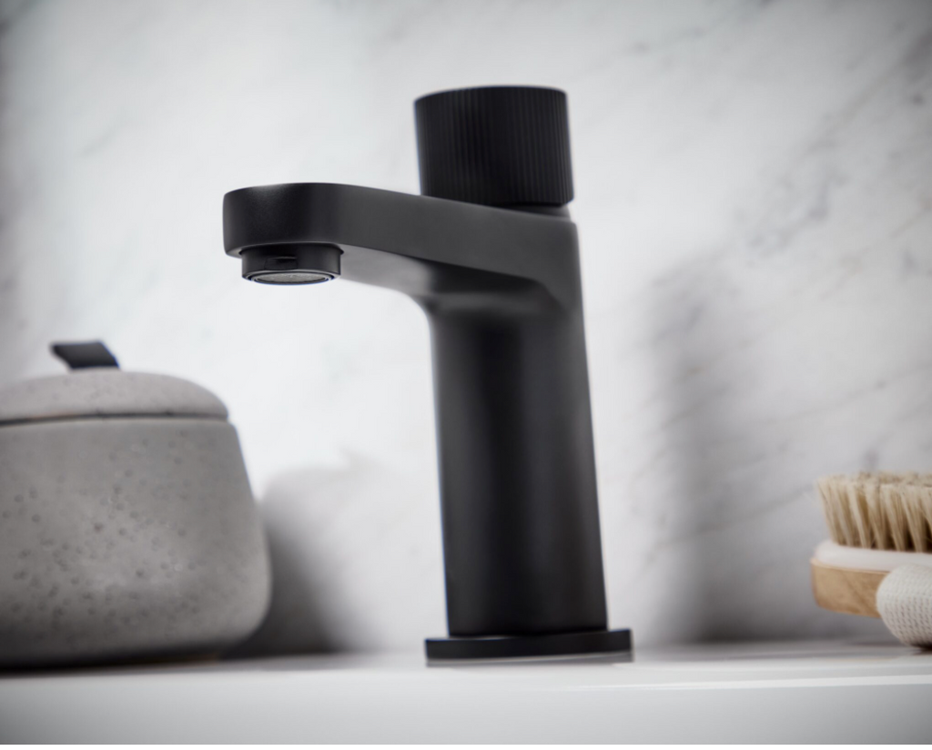 KOKO Matt Black Mono Basin Mixer