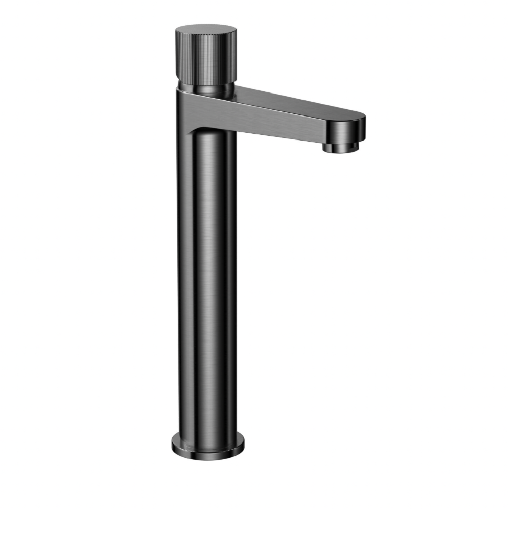 KOKO Brushed Brass Tall Basin Mixer