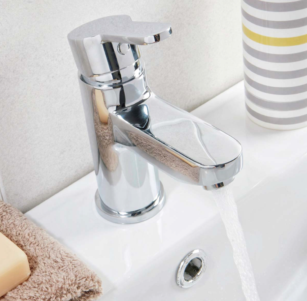 Favour Mono Basin Mixer with Push Waste