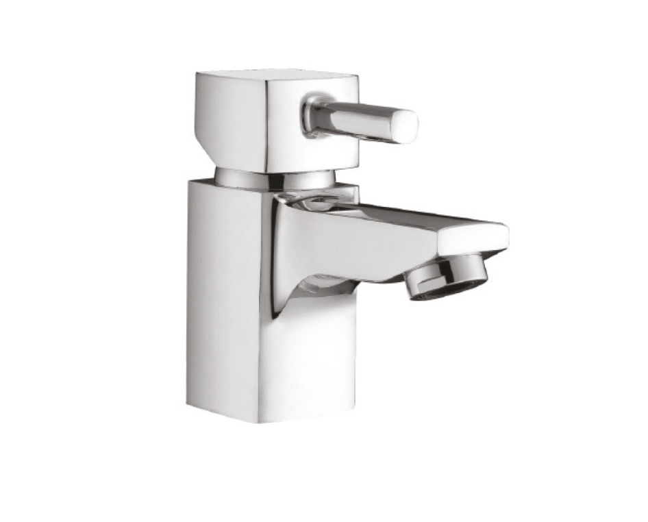 Forme Mini Mono Basin Mixer with Push Waste