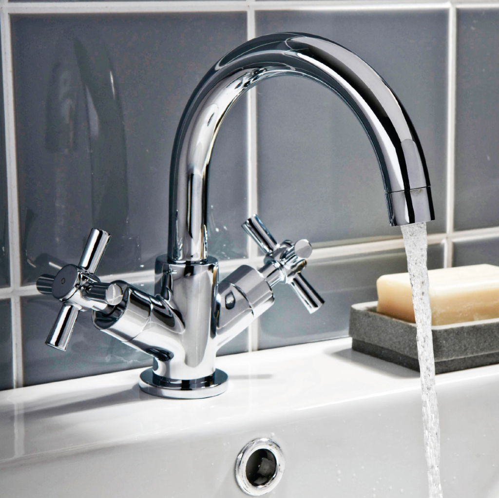 Kross Mono Basin Mixer with Push Waste