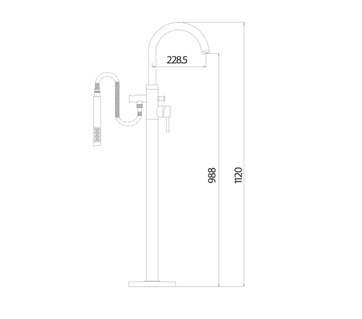 Premier Freestanding Bath Tap