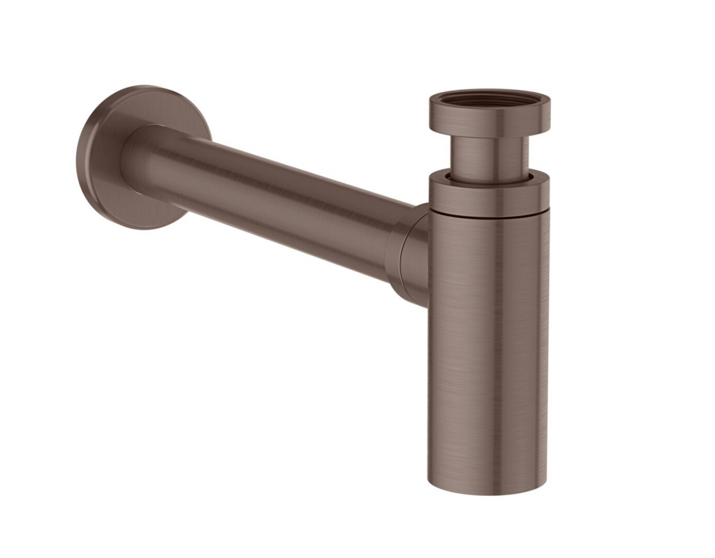 Brushed Bronze Minimalist Bottle Trap