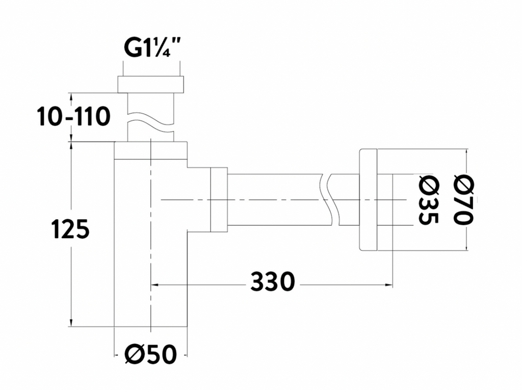 Gunmetal Minimalist Bottle Trap