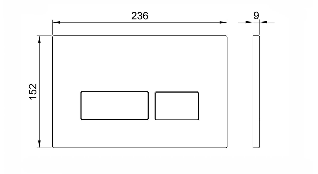 Deia Rimless Wall Hung Pan