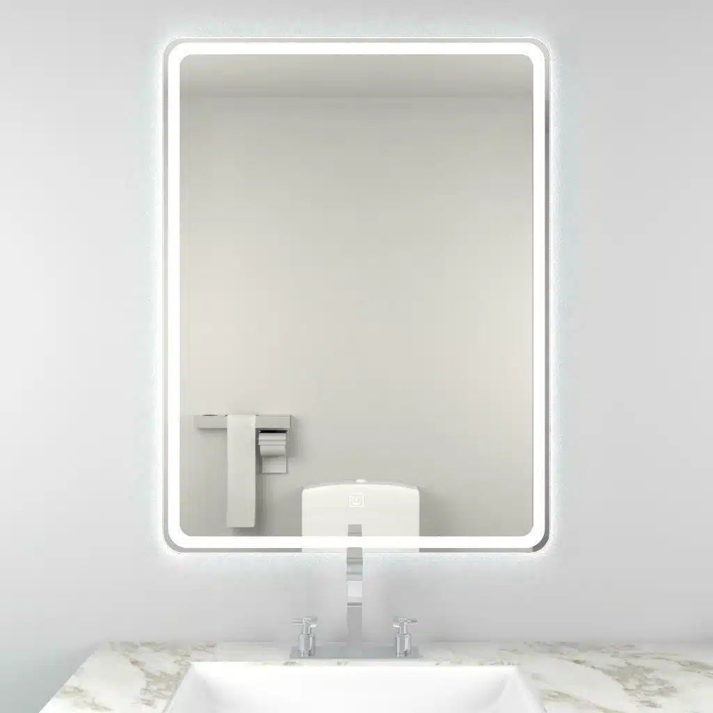 Kartell KVIT Alder 700 x 500 LED Mirror with Touch Switch & Antifog Demister