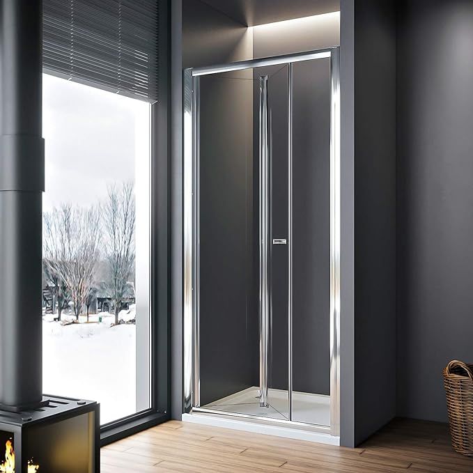 NILE 760mm Framed Bifold Shower Door Shower Screen