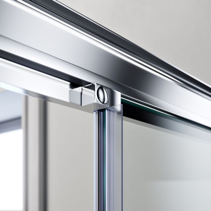 NILE 1200mm Sliding Shower Door 6mm Tempered Glass Shower Screen