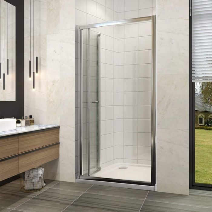 NILE 1000mm Bifold Framed Shower Door Shower Screen