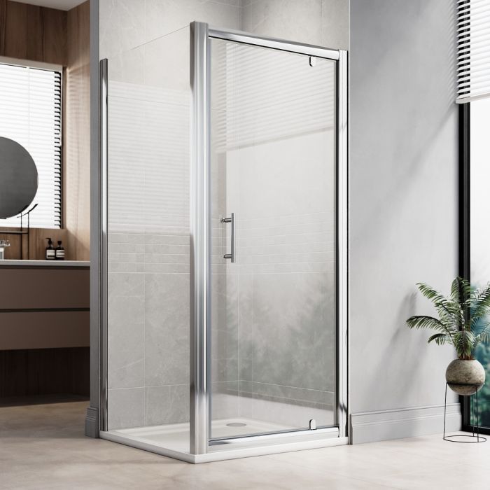 NILE 700mm Side Panel For Framed Easy Clean Shower Doors & Cubicles