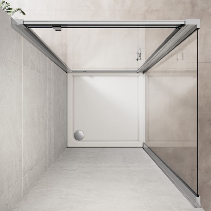 NILE 760mm Side Panel For Framed Easy Clean Shower Doors & Cubicles