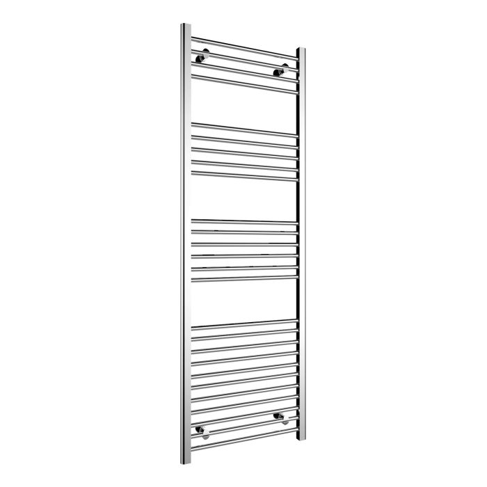 NILE 1800x600mm Straight Chrome Heated Towel Rail Rad Radiator Bathroom Central Heating