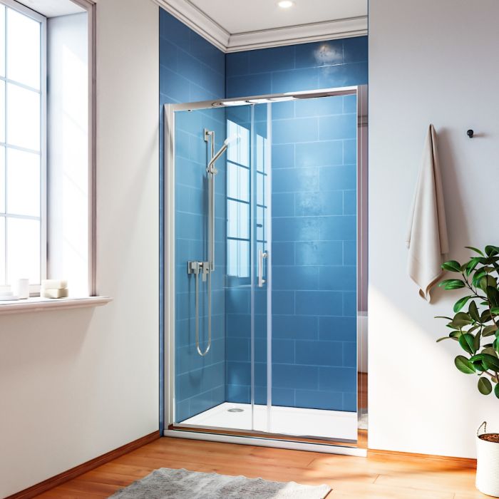 NILE 1700mm Bathroom Sliding Shower Door Shower Screen