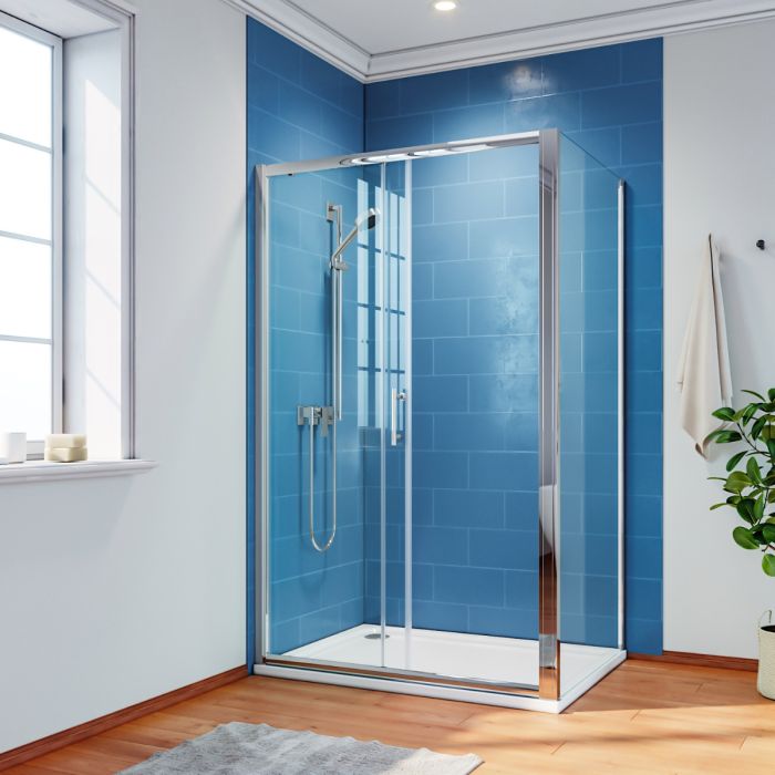 NILE 11600X800mm Rectangular Sliding Shower Enclosure
