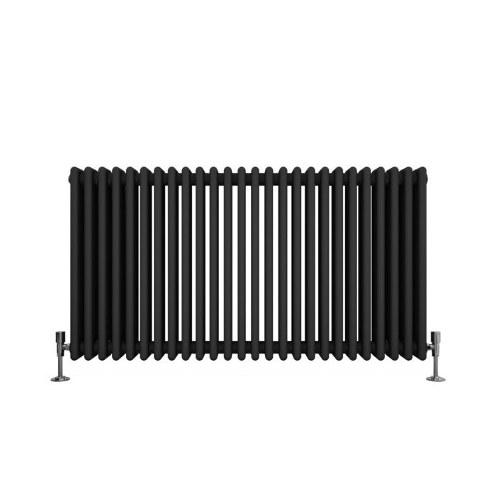NILE Traditional 600x1190mm 3 Column Anthracite Grey Horizontal Radiator SKU R13-6011A