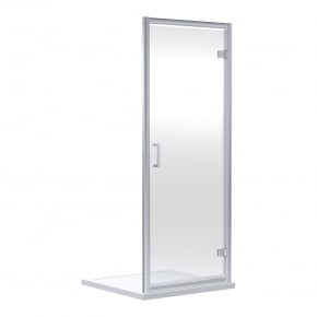 nuie Chrome Hinged Shower Door 70cm