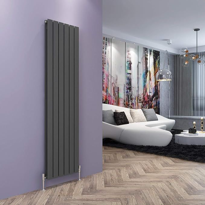 NILE 1800 x452mm Double Vertical Designer Radiator Column Tall Upright Central Heating Radiator