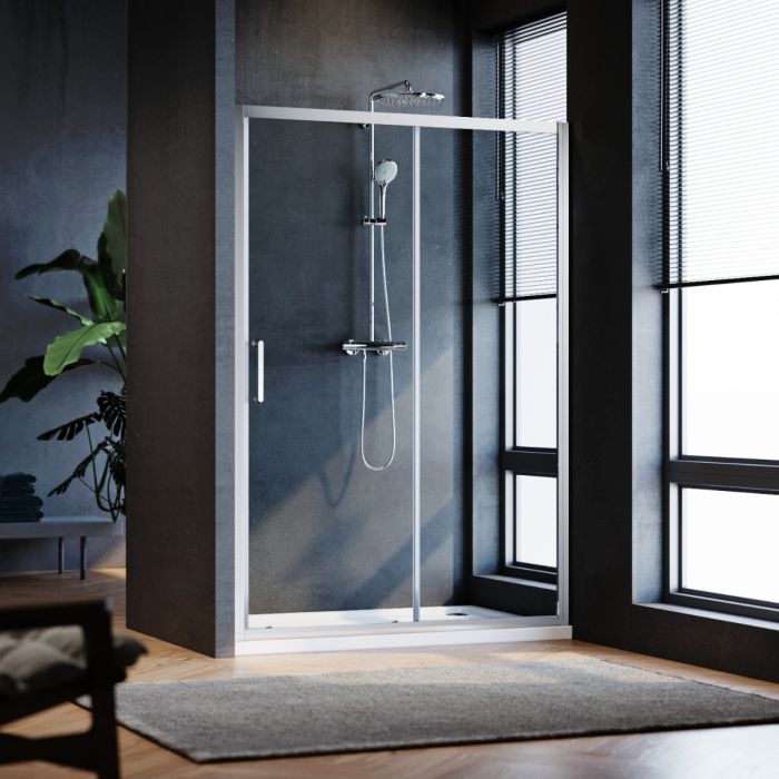 NILE 1300 Sliding Shower Door 8mm Easy Clean Nano Glass Shower Screen